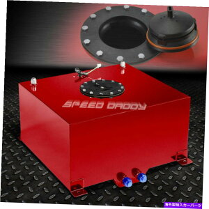 Fuel Gas Tank 10K̐ԂR[eBOꂽA~jE[X/htgRdrK\^N+xZ_[ 10 GALLON RED COATED ALUMINUM RACING/DRIFTING FUEL CELL GAS TANK+LEVEL SENDER