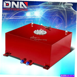 Fuel Gas Tank 20K/76LbhA~jE[X/htgR/KXZ^N+Lbv+xZ_[ 20 GALLON/76L RED ALUMINUM RACING/DRIFT FUEL/GAS CELL TANK+CAP+LEVEL SENDER