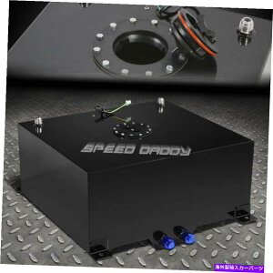 Fuel Gas Tank 20K̍R[eBOꂽA~jE[X/htgRdrK\^N+xZ_[ 20 GALLON BLACK COATED ALUMINUM RACING/DRIFTING FUEL CELL GAS TANK+LEVEL SENDER