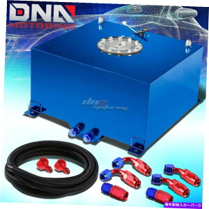 Fuel Gas Tank 10K/38Lu[A~jERdrK\^N+xZ_[+iCICtB[hLbg 10 GALLON/38L BLUE ALUMINUM FUEL CELL GAS TANK+LEVEL SENDER+NYLON OIL FEED KIT