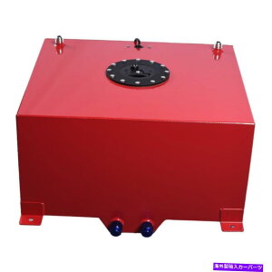 Fuel Gas Tank 15KR[eBOꂽA~jERdrK\^NtxZ_[A`XbVtH[bh 15 Gallon Coated Aluminum Fuel Cell Gas Tank w/ Level Sender Anti-slosh Foam Red