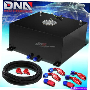 Fuel Gas Tank 15K/57LubNA~jERdrK\^N+xZ_[+iCICtB[hLbg 15 GALLON/57L BLACK ALUMINUM FUEL CELL GAS TANK+LEVEL SENDER+NYLON OIL FEED KIT