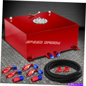 Fuel Gas Tank 20K/78LԃA~jERdrK\^N+xZ_[+iCRCLbg 20 GALLON/78L RED ALUMINUM FUEL CELL GAS TANK+LEVEL SENDER+NYLON FUEL LINE KIT