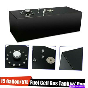 Fuel Gas Tank ubN15KꂽA~jE[XRdrK\^Nw/ caplevelM Black 15 Gallon Polished Aluminum Race Fuel Cell Gas Tank w/ Cap & Level Sender