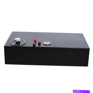 Fuel Gas Tank 17K̃gbvtB[hA~jE[XRdrKXIC^NxZ_[ubN 17 Gallon Top-feed Aluminum Racing Fuel Cell Gas Oil Tank & Level Sender Black