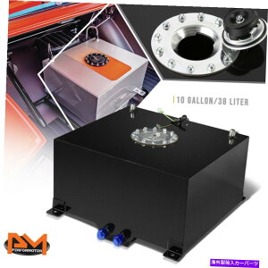 Fuel Gas Tank 10ǨyʃA~jEubNRdr/K\^N+xZ_[|[hLbv 10 Gallon Lightweight Aluminum Black Fuel Cell/Gas Tank+Level Sender Polish Cap