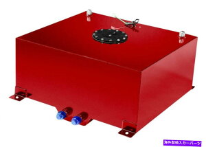Fuel Gas Tank 20K̐ԂR[eBOꂽA~jE[X/htgRdrK\^N+xZ_[ 20 GALLON RED COATED ALUMINUM RACING/DRIFTING FUEL CELL GAS TANK+LEVEL SENDER