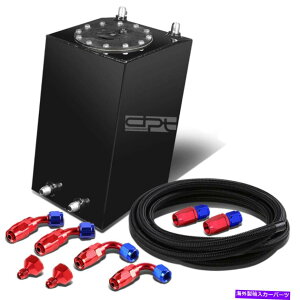 Fuel Gas Tank 3Ǩyʃ[VORdrK\^N+Lbv+12 "C+tBbeBOLbg 3 GALLON LIGHTWEIGHT BLACK RACING FUEL CELL GAS TANK+CAP+12" LINE+FITTING KIT
