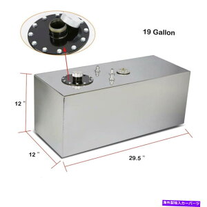 Fuel Gas Tank 19K[VO/htgRdrK\^Nw/LbvxZ_[gbvtB[hA~jE 19 Gallon Racing/Drift Fuel Cell Gas Tank w/ Cap&Level Sender Top Feed Aluminum