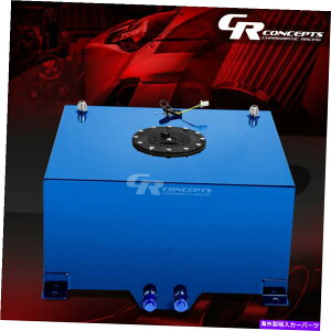 Fuel Gas Tank 10Ku[R[eBOꂽjo[T[X/htgRdrK\^N+xM 10 GALLON BLUE COATED UNIVERSAL RACING/DRIFTING FUEL CELL GAS TANK+LEVEL SENDER