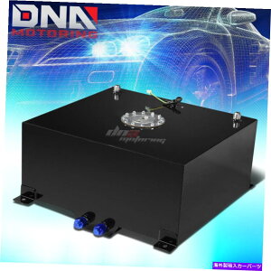 Fuel Gas Tank 15�K����/57L�u���b�N�A���~�j�E�����[�X/�h���t�g�R��/�K�X�Z���^���N+�L���b�v+���x���Z���_�[ 15 GALLON/57L BLACK ALUMINUM RACING/DRIFT FUEL/GAS CELL TANK+CAP+LEVEL SENDER
