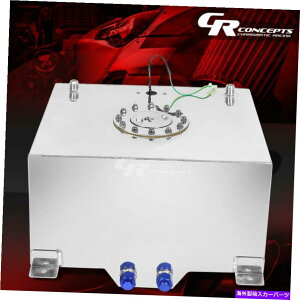 Fuel Gas Tank 10K/37.9LyʐA~jEKXRdr^N+xZ_[ 10 GALLON/37.9L LIGHTWEIGHT POLISHED ALUMINUM GAS FUEL CELL TANK+LEVEL SENDER