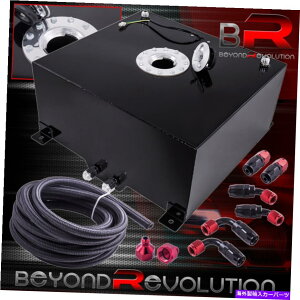 Fuel Gas Tank 13K / 50bgubNA~jEw /NLbvR^N +ICCXCx 13 Gallon / 50 Liters Black Aluminum W/ Chrome Cap Fuel Tank + Oil Line Swivel
