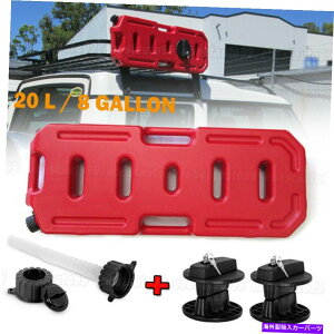 Fuel Gas Tank 20LR^NKXK\ʃRei +|XW[vSUVpbN 20L Fuel Tank Gas Oil Petrol Storage Can Container + Locks For Polaris Jeep SUV