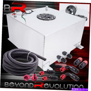 Fuel Gas Tank 13K / 50bgA~jEKXR^NubNLbv +ICCXCxtBbeBO 13 Gallon / 50 Liters Aluminum Gas Fuel Tank Black Cap + Oil Line Swivel Fitting