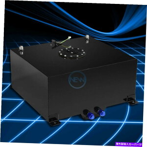 Fuel Gas Tank 15.5KyʃR[eBOA~jEKXRdr^N+xM 15.5 Gallon Lightweight Black Coated Aluminum Gas Fuel Cell Tank+Level Sending