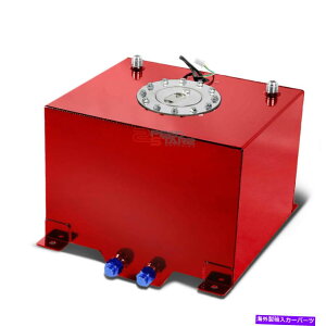 Fuel Gas Tank 8K/30.5L[VOԃA~jEKXRdr^N+xZ_[15x12.5x10 " 8 GALLON/30.5L RACING RED ALUMINUM GAS FUEL CELL TANK+LEVEL SENDER 15X12.5X10"