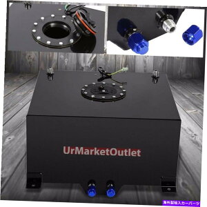 Fuel Gas Tank ubNA~jE10K/38LKXRdr^N/ubNLbvhA+xM Black Aluminum 10 Gallon/38L Gas Fuel Cell Tank/Black Cap Door+Level Sender