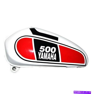 Fuel Gas Tank }nXT 500 TT 500Ԃh|RKXK\^N1977fECS YAMAHA XT 500 TT 500 White Red Painted Steel Fuel Gas Petrol Tank 1977 Model ECS