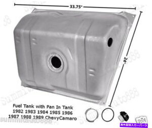 Fuel Gas Tank 1982?1989J}RK\^N14K^NɃpbLꂽ_CiR[ 1982~1989 Camaro Fuel Gas Tank 14 Gallons with Pan In Tank Galvanized Dynacorn