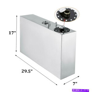 Fuel Gas Tank V17K/ 64LA~jEgbvtB[hX[XRdrK\^NtxZ_[ New 17 Gallon/64L Aluminum Top-Feed Slim Race Fuel Cell Gas Tank w/ Level Sender