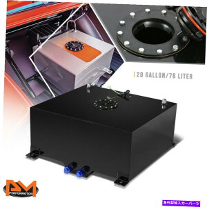 Fuel Gas Tank 20ǨyʃA~jER[eBORdr/K\^N+xZ_[ubNLbv 20 Gallon Lightweight Aluminum Coated Fuel Cell/Gas Tank+Level Sender Black Cap