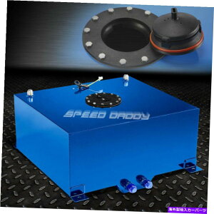 Fuel Gas Tank 20K̐FŃR[eBOꂽA~jE[VOhtgRdrK\^N+xZ_[ 20 GALLON BLUE COATED ALUMINUM RACING DRIFTING FUEL CELL GAS TANK+LEVEL SENDER