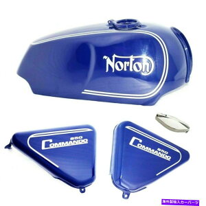 Fuel Gas Tank RK\^NplX`[u[hm[gR}h[hX^[850 Fuel Petrol Gas Tank With Panel Steel Blue Painted Norton Commando Roadster 850