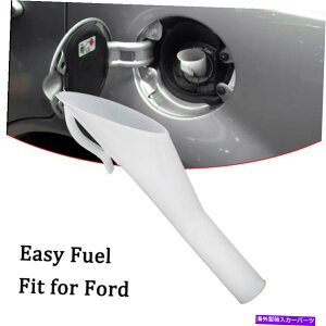 Fuel Gas Tank C[W[R^NtB[t@l`[uKXʃA_v^[zCgXpEgAbvO[htH[ĥ߂̃AbvO[h Easy Fuel Tank Filler Funnel Tube Gas Can Adaptor White Spout