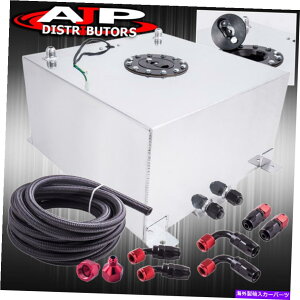 Fuel Gas Tank 50bgA~jERdr^NubNLbvxZ_[iCICtB[hC 50 Liters Aluminum Fuel Cell Tank Black Cap Level Sender Nylon Oil Feed Line