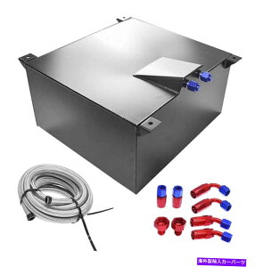 Fuel Gas Tank 15KubNA~jERdrK\^N+Lbv+xZ_[+iCRC 15 GALLON BLACK ALUMINUM FUEL CELL GAS TANK+CAP+LEVEL SENDER+NYLON FUEL LINE