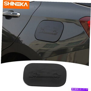 Fuel Gas Tank �h�A�K�\�����^���N�J�o�[�R���t�B���[�L���b�v�V�{���[�G�N�C�m�b�N�X2017+�u���b�N�p�̑��� Door Gas Tank Cover Fuel Filler Cap Trim Decor For Chevrolet Equinox 2017+ Black