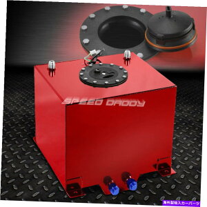 Fuel Gas Tank 5K̐ԂR[eBOꂽA~jE[X/htgRdrK\^N+xZ_[ 5 GALLON RED COATED ALUMINUM RACING/DRIFTING FUEL CELL GAS TANK+LEVEL SENDER