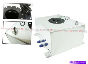 Fuel Gas Tank 5KA~jE[VO/htg/XHRdrK\^N+xZ_[ 5-GALLON POLISHED ALUMINUM RACING/DRIFT/STREET FUEL CELL GAS TANK+LEVEL SENDER