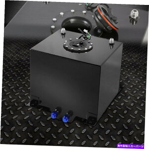Fuel Gas Tank 5K̍R[eBOꂽA~jE[X/htgRdrK\^N+xM 5 GALLON BLACK COATED ALUMINUM RACING/DRIFTING FUEL CELL GAS TANK+LEVEL SENDER