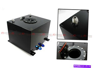 Fuel Gas Tank 5Ǩ̂BLKA~jE[X/htg/XHRdrK\^N+xZ_[ 5-GALLON GLOSSY BLK ALUMINUM RACING/DRIFT/STREET FUEL CELL GAS TANK+LEVEL SENDER