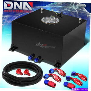 Fuel Gas Tank 10K/38LubNA~jERdrK\^N+xZ_[+iCICtB[hLbg 10 GALLON/38L BLACK ALUMINUM FUEL CELL GAS TANK+LEVEL SENDER+NYLON OIL FEED KIT