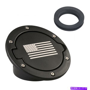 Fuel Gas Tank RtB[K\^NLbvJo[W[vO[̊ȒPȃCXg[2007-2018 JK Black Fuel Filler Gas Tank Cap Cover Easy Install for Jeep Wrangler 2007-2018 JK