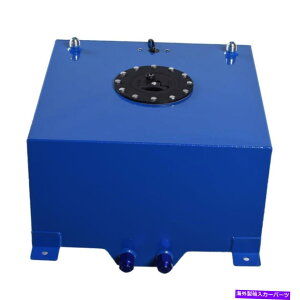 Fuel Gas Tank 10K̖ꂽA~jE[X/htgRdrK\^NxZ_[u[ 10 Gallon Polished Aluminum Racing/Drift Fuel Cell Gas Tank & Level Sender Blue