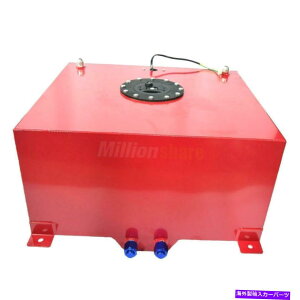 Fuel Gas Tank 15KIC{bNXbhA~jE[XhtgRdrxM 15 Gallon Oil Box Red Aluminum Race Drift Fuel Cell GAS Tank with Level Sender