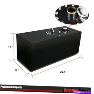 Fuel Gas Tank 19Ki72Lj[VORdrK\^N+Lbv+xZ_[gbvtB[hA~jE 19 Gallon (72L) Racing Fuel Cell Gas Tank+Cap+Level Sender Top Feed Aluminum