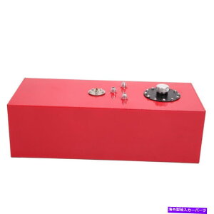 Fuel Gas Tank 15K̃gbvtB[hA~jERdr/K\^N+xZ_[+LbvubNR[eBObh 15 Gallon Top Feed Aluminum Fuel Cell/Gas Tank+Level Sender+Cap Black Coated Red