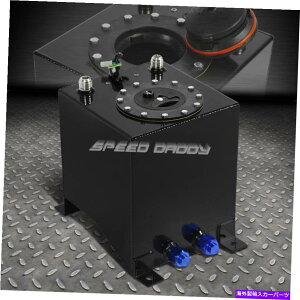 Fuel Gas Tank 2.5K̍R[eBOꂽA~jE[X/htgRdrK\^N+xZ_[ 2.5 GALLON BLACK COATED ALUMINUM RACING/DRIFTING FUEL CELL GAS TANK+LEVEL SENDER