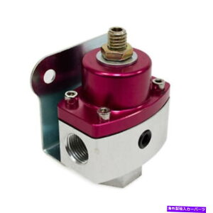Carburetor TSP 5-12 PSI�r���b�g�R�����̓��M�����[�^�[3/8 "NPT�z�Ɏ_����JM1057R TSP 5-12 PSI Billet Fuel Pressure Regulator 3/8" NPT Anodized Red JM1057R