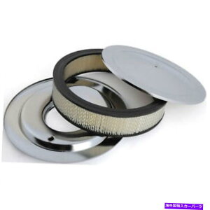 Carburetor RPC R8001Eh}bXJ[X^CgbvGAN[i[Zbg14 "x 4"tbgx[X RPC R8001 Round Muscle Car Style Top Air Cleaner Set 14" x 4" Flat Base