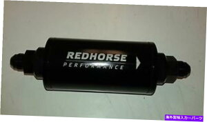 Carburetor Redhorse�C�����C�����[�X�R���t�B���^�[-12an 100�~�N����500psi��i Redhorse In-Line Race Fuel Filter -12an 100 Micron 500psi Rating