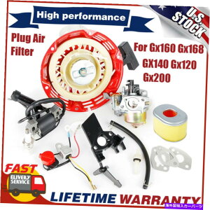Carburetor z_GX160 GX140 GX200 5.0/5.5/6.5HPp̃Lu^[X^[^[COjbVRCLbg Carburetor Starter Ignition Coil Kit For Honda GX160 GX140 GX200 5.0/5.5/6.5HP