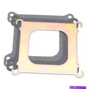 Carburetor Edelbrock Ede2732キャブレターアダプターオープンガスケット3/32 "四角いボアスチールカドミウム Edelbrock EDE2732 Carburetor Adapter Open Gasket 3/32" Square Bore Steel Cadmium