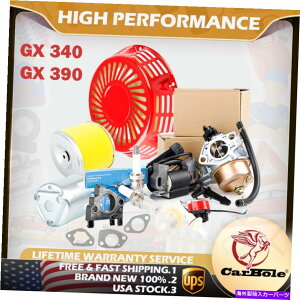 Carburetor Lu^[X^[^[COjbVRCLbg11/13HP GX340 GX390z_GX 390 Carburetor Recoil Starter Ignition Coil Kit 11/13HP For GX340 GX390 HONDA GX 390