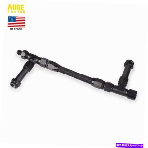 Carburetor US�u���b�N�A���~�j�E��8 AN HOLLEY 4150�f���A���t�B�[�h�R�����C���L�b�g�Y�������p��ґg US Black Aluminum 8 AN Holley 4150 Dual Feed Fuel Line Kit Carb Fittings Braid�y���s�A���i�z
